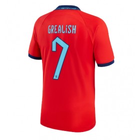 England Jack Grealish #7 Borta Kläder VM 2022 Kortärmad
